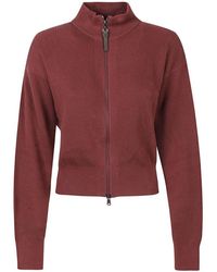 Brunello Cucinelli - Long Sleeve Zip-Up Cardigan - Lyst