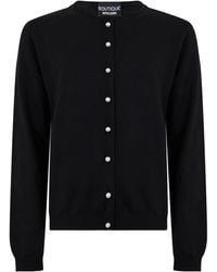 Moschino - Long-Sleeved Knitted Cardigan - Lyst