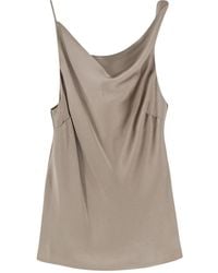 Alysi - Asymmetric Draped Strap Top - Lyst