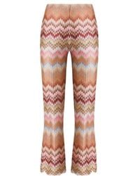 Missoni - Chevron-Pattern Trousers - Lyst