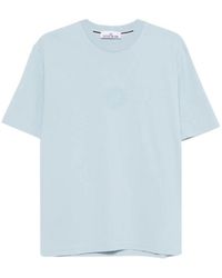 Stone Island - Camo Compass Printed Crewneck T-Shirt - Lyst