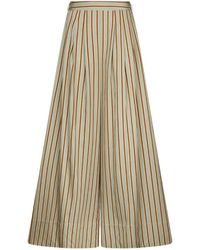 Liu Jo - Striped Trousers - Lyst