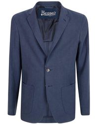 Herno - Long-Sleeved Suit Jacket - Lyst