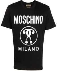 Moschino - Logo Printed Crewneck T-Shirt - Lyst