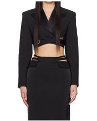 Dion Lee - Interlock Tuxedo Cropped Blazer - Lyst