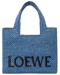 Loewe - Mini Font Tote - Lyst