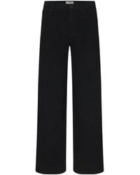 FRAME - Le Slim Palazzo High-Waisted Trousers - Lyst