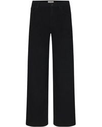 FRAME - Le Slim Palazzo High-Waisted Trousers - Lyst