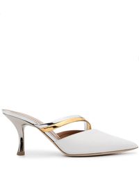 Malone Souliers - Pointed-Toe 80Mm Leather Mules - Lyst