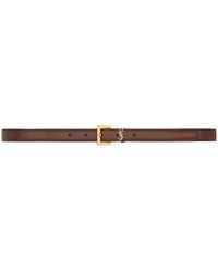 Saint Laurent - Cassandre Thin Belt - Lyst