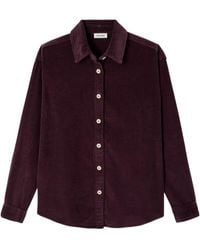 American Vintage - Corduroy Oversized Shirt - Lyst