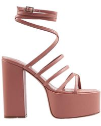 Paris Texas - Evita Open-Toe Platform Sandals - Lyst