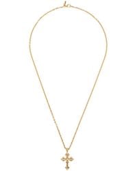 Emanuele Bicocchi - Small Avelli Cross Necklace - Lyst