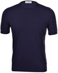 Gran Sasso - Short-Sleeve Knitted Top - Lyst
