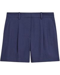 Theory - Fluid Pleat Short - Lyst