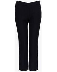 McQueen - Cigarette Cropped Trousers - Lyst