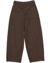 Lemaire - Wide Leg Chino Trousers - Lyst