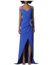 Balmain - Snake-Detail Maxi Dress - Lyst