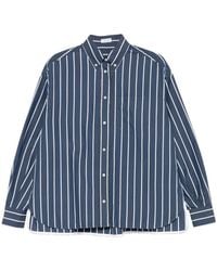 Brunello Cucinelli - Striped Button-Down Shirt - Lyst