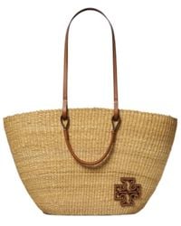Tory Burch - Ella Straw Tote Bag - Lyst