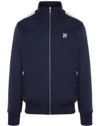 Palm Angels - Logo Embroidered Zip-Up Jacket - Lyst