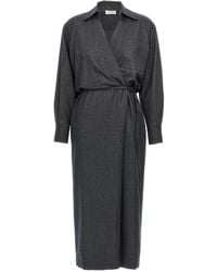 Brunello Cucinelli - Wallet Chemisier Dress - Lyst