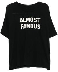 R13 - Almost Famous Distressed-Effect T-Shirt - Lyst