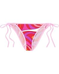 PUCCI - Marmo Printed Bikini Briefs - Lyst