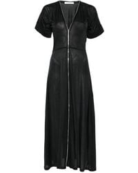 Lemaire - V-Neck Zipped Dress - Lyst