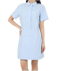 Theory - Short-Sleeved A-Line Dress - Lyst