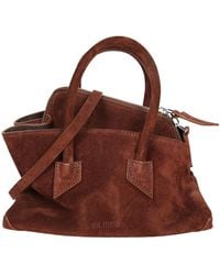 The Attico - Mini La Passeggiata Suede Handbag - Lyst