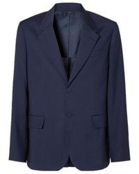 Fendi - Single Breasted Tailored Blazer - Lyst