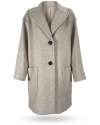 Weekend by Maxmara - Long-Sleeved Lapel Coat - Lyst