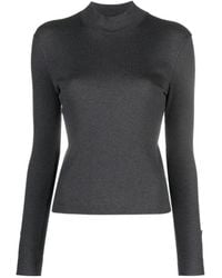 Brunello Cucinelli - Long-Sleeved Ribbed-Knit Jumper - Lyst