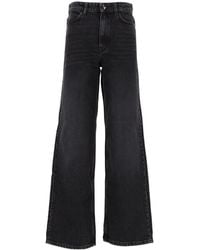 AMISH - Linda High-Waist Wide-Leg Jeans - Lyst