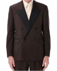 Lardini - Soiree Double-Breasted Smoking Blazer - Lyst