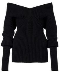 Lemaire - Ribbed-Knit Wool Sweater - Lyst