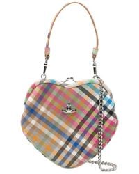 Vivienne Westwood - Belle Heart Checked Tote Bag - Lyst
