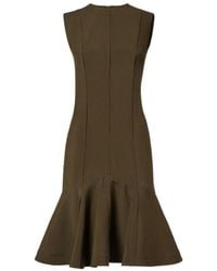 Fendi - Flounce Panelled Maxi Dress - Lyst