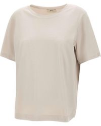 Herno - Logo Plaque Crewneck T-Shirt - Lyst