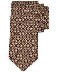 Ferragamo - Gancini Links Print Silk Tie - Lyst
