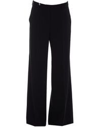 Alberto Biani - High-Rise Wide-Leg Trousers - Lyst