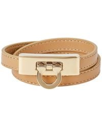 Ferragamo - Gancini Double Twist Bracelet - Lyst