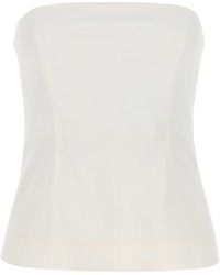 Co. - Bustier Knit Top - Lyst