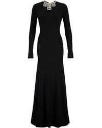 Rabanne - Open-Back Embellished Long Dress - Lyst