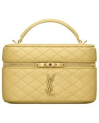 Saint Laurent - Gaby Quilted Vanity Shoulder Bag - Lyst