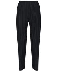 Pleats Please Issey Miyake - Pleats Please Issey Miyake Thicker Bottoms 1 Trousers - Lyst