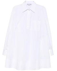 Stella McCartney - Buttoned Shirt Mini Dress - Lyst