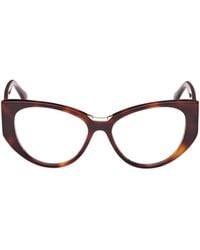 Max Mara - Cat-Eye Frame Glasses - Lyst
