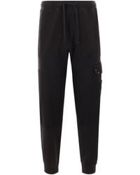 Stone Island - Compass Patch Drawstring Track Pants - Lyst